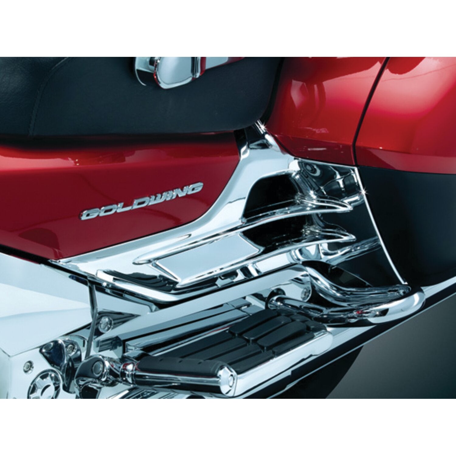 Kuryakyn Louvered battery box covers chrome