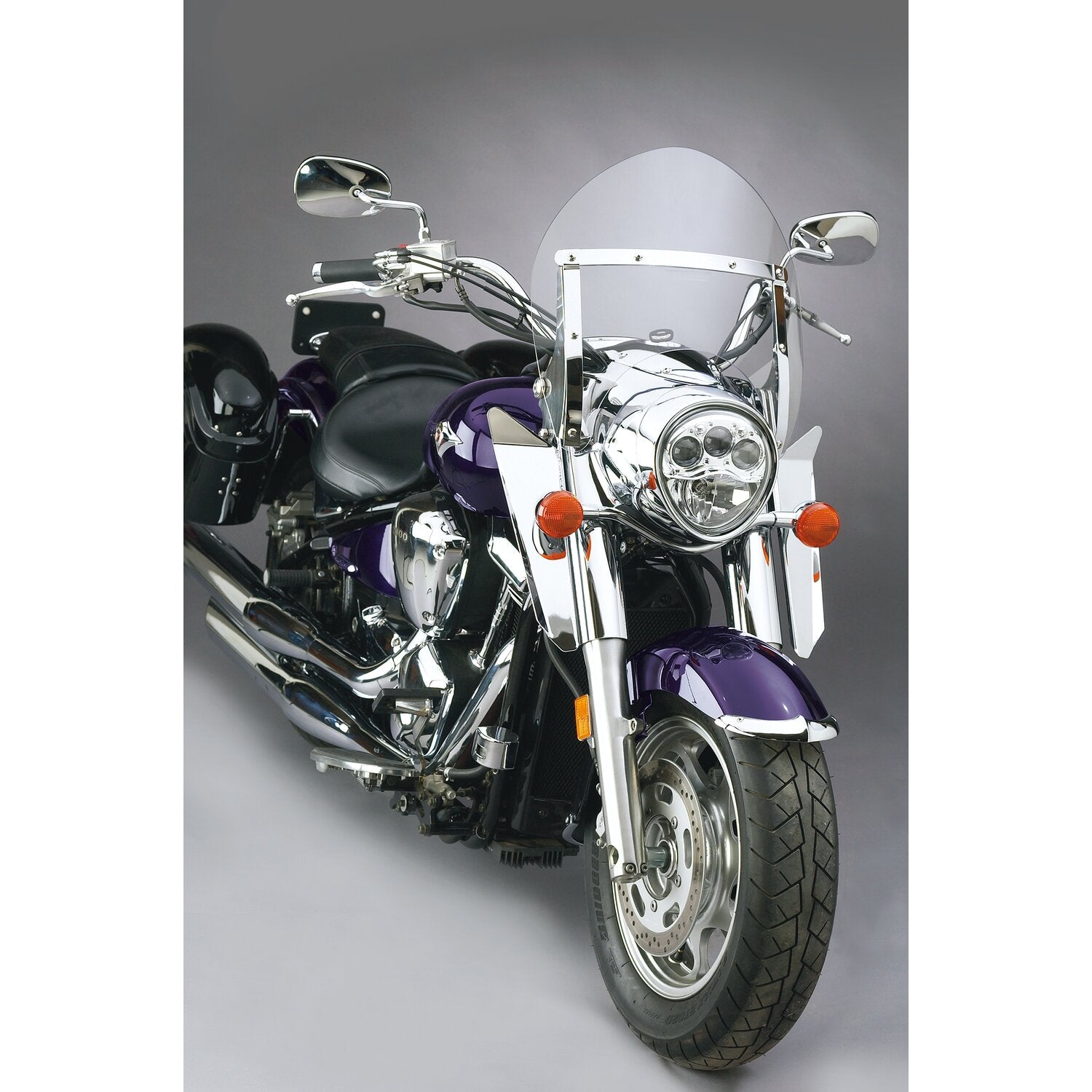 National Cycle SwitchBlade® Quick Release Windshield Shorty® Clear