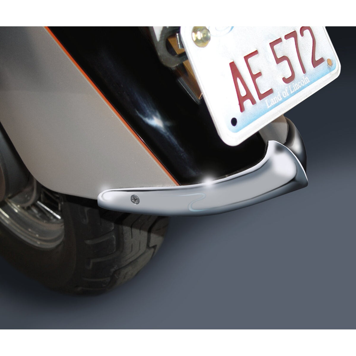 National Cycle cast rear fender tip chrome
