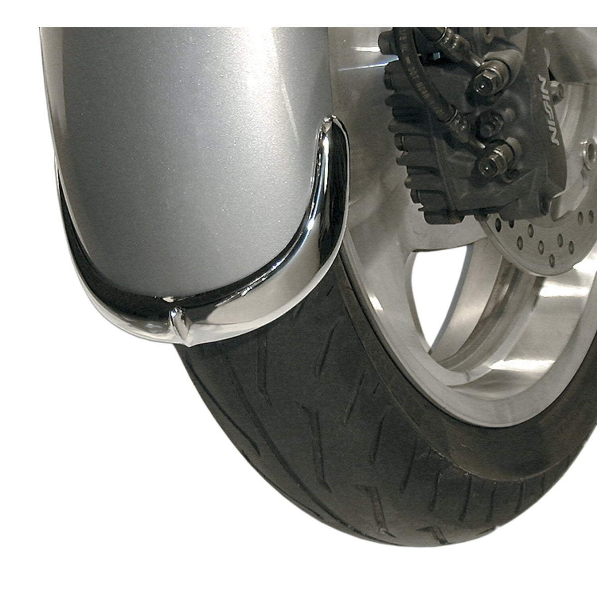 National Cycle cast front fender tip set chrome