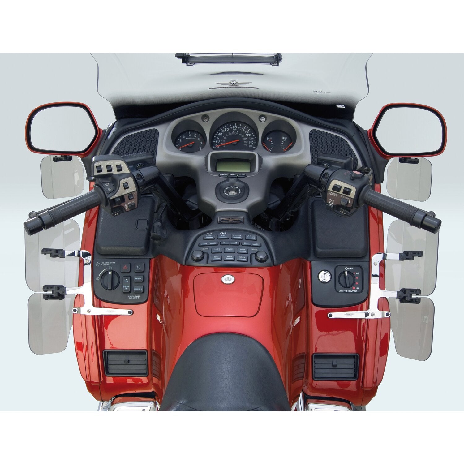 National Cycle mirror mount wing deflectors medium tint