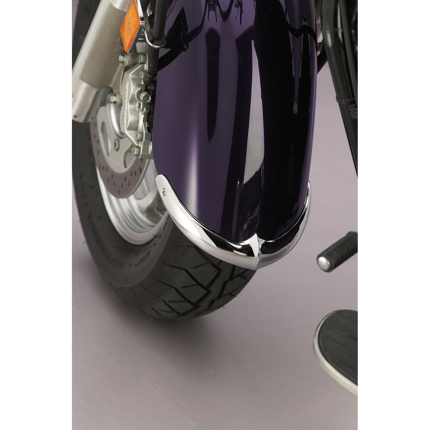 National Cycle cast front fender tip set chrome