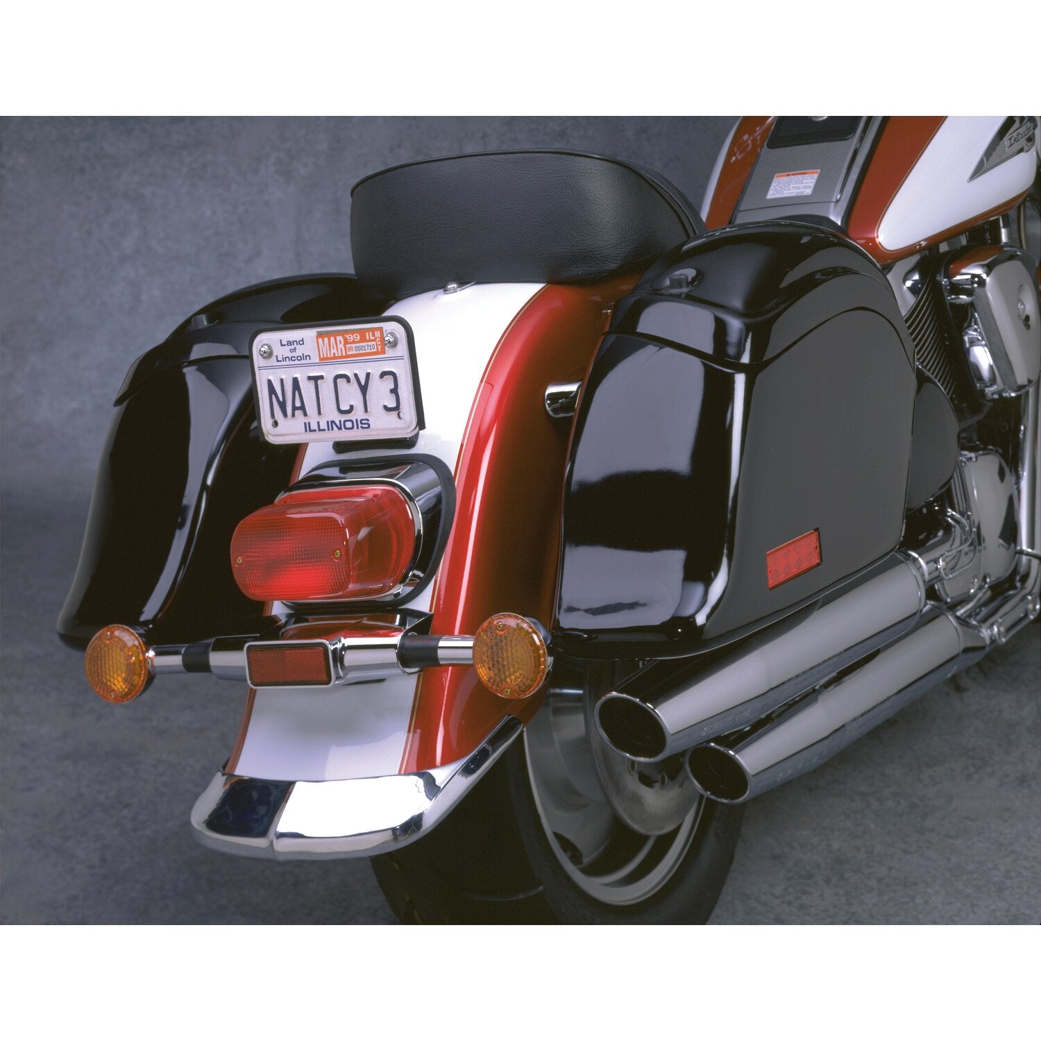 National Cycle cast rear fender tip chrome