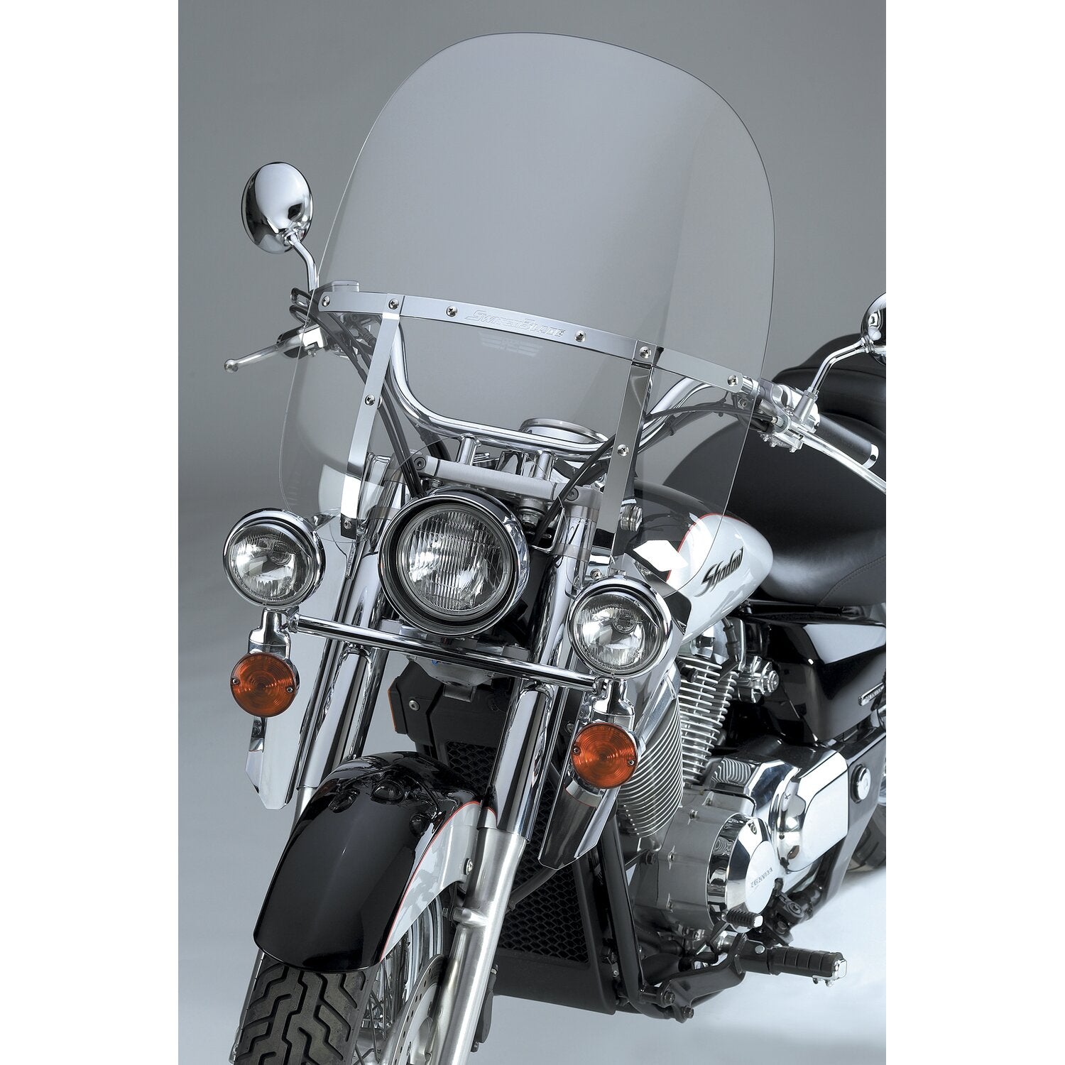National Cycle SwitchBlade® Quick Release Windshield 2-Up® Clear