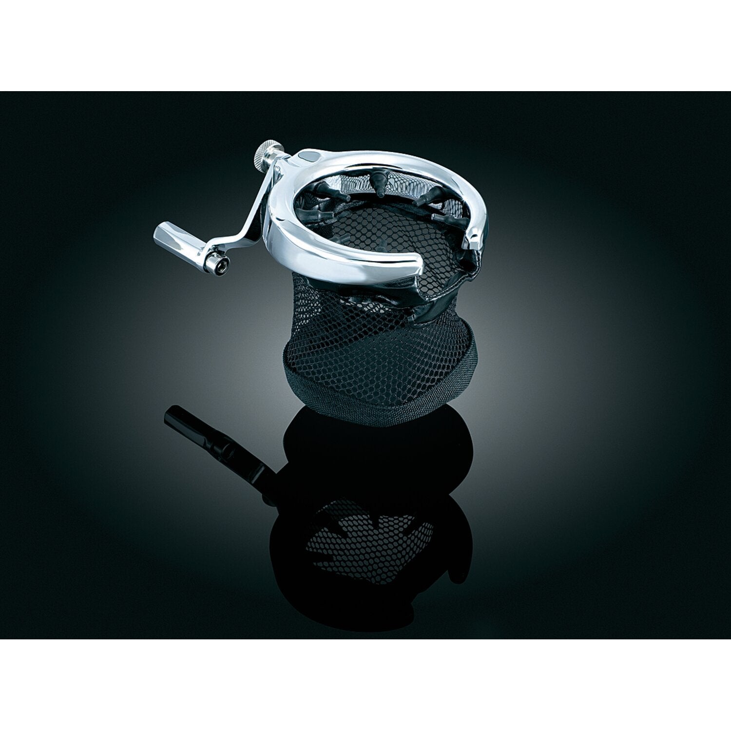 Kuryakyn Passenger drink holder w/mesh basket