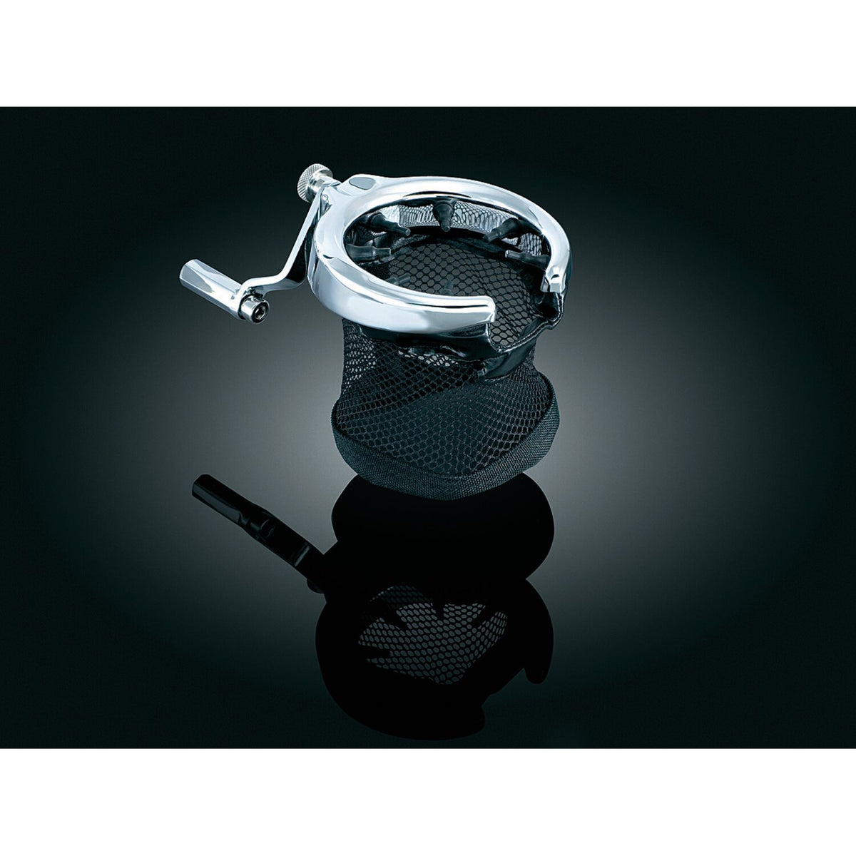 Kuryakyn Passenger drink holder w/mesh basket