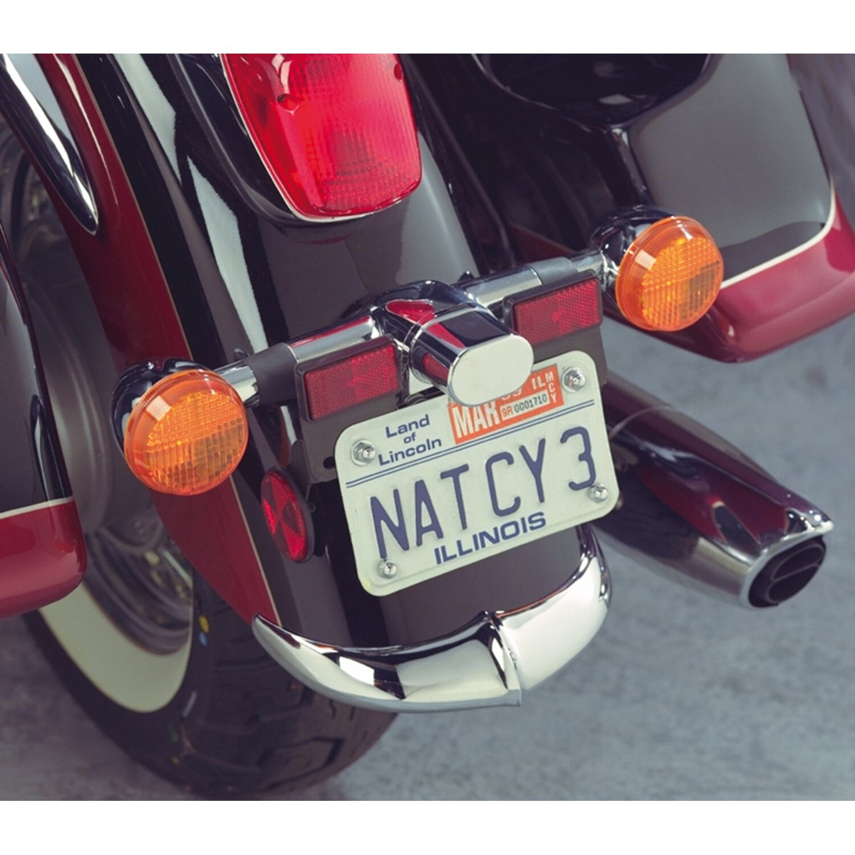 National Cycle cast rear fender tip chrome