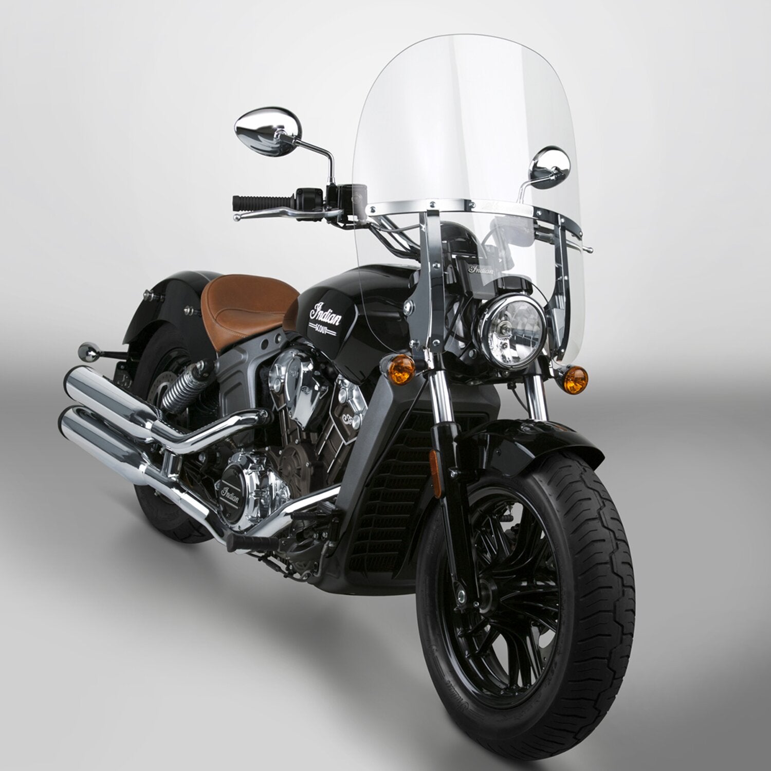 National Cycle SwitchBlade® Quick Release Windshield 2-Up® Clear