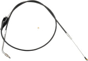 La Choppers Black Vinyl Braided Idle Cable for Mini Ape Hanger