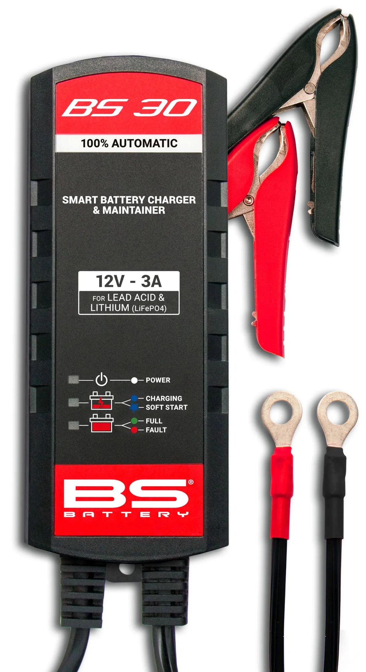 Bs Battery BS30 Charger 12V 3A UK Plug