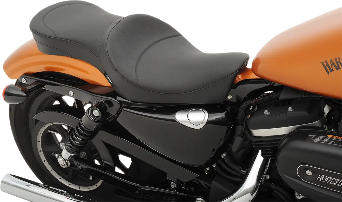 Drag Specialties 2-up Double Bucket Seat - For Harley Davidson