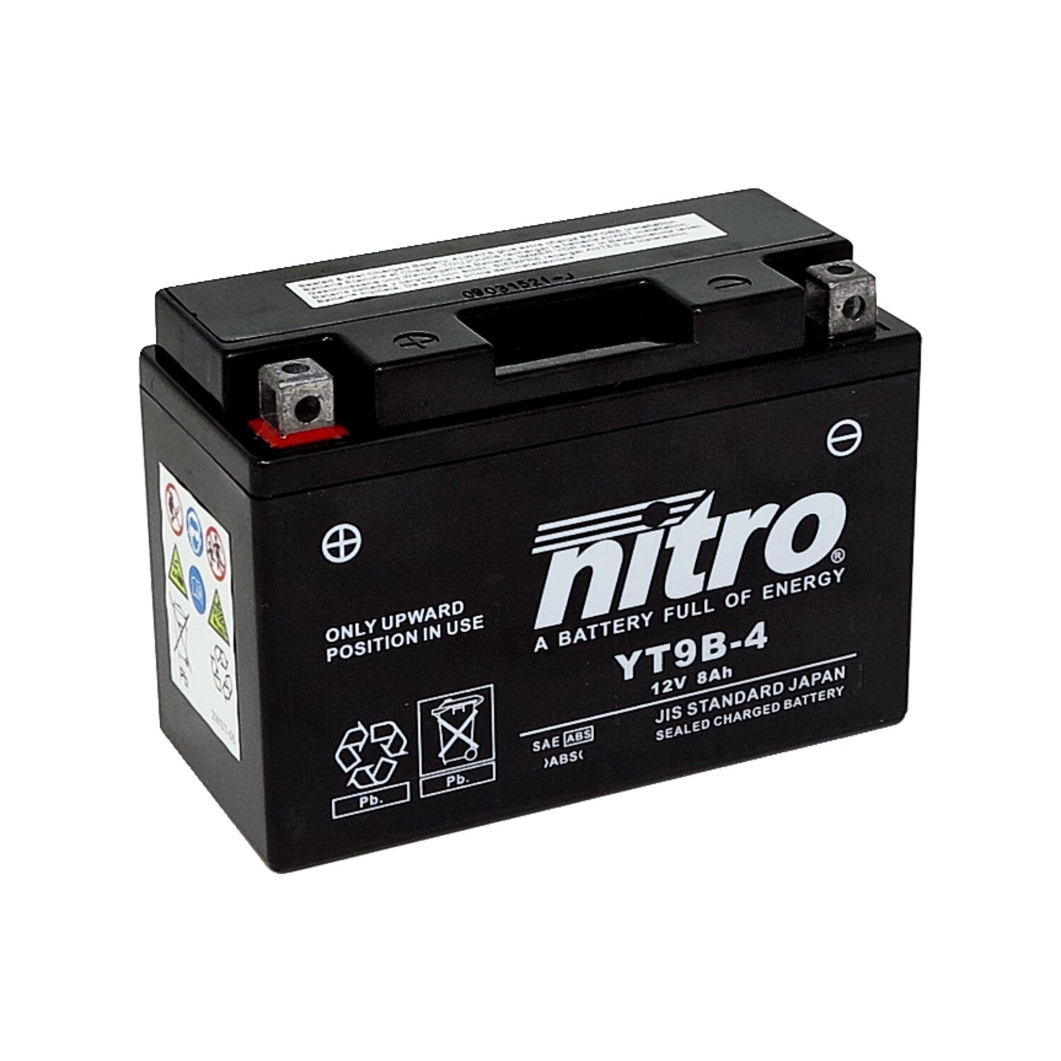 Nitro sealed YT9B-4 AGM battery