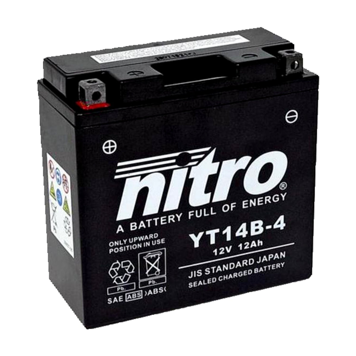 Nitro sealed YT14B-4 AGM battery