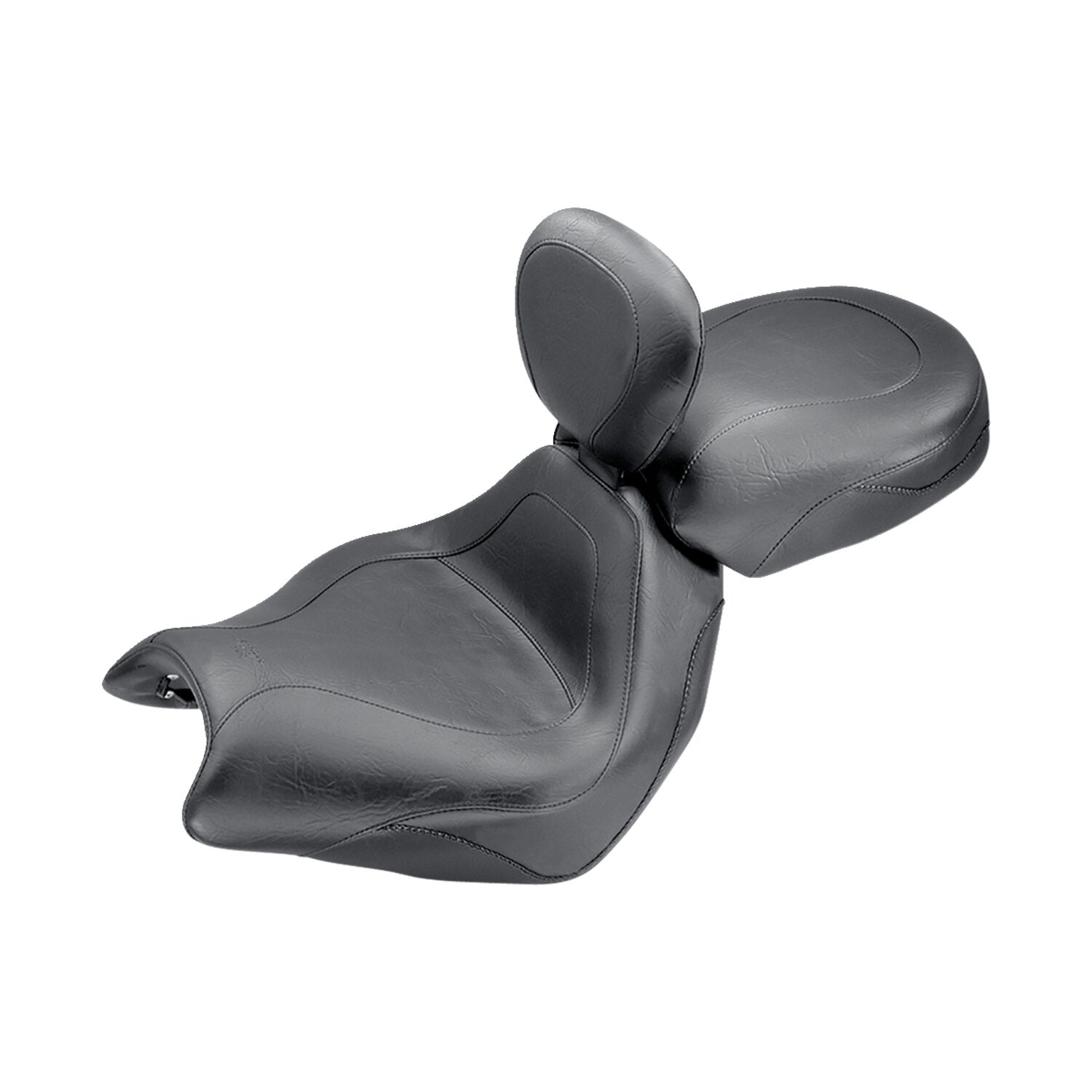 Mustang 2-p vintage sport touring seat plain black