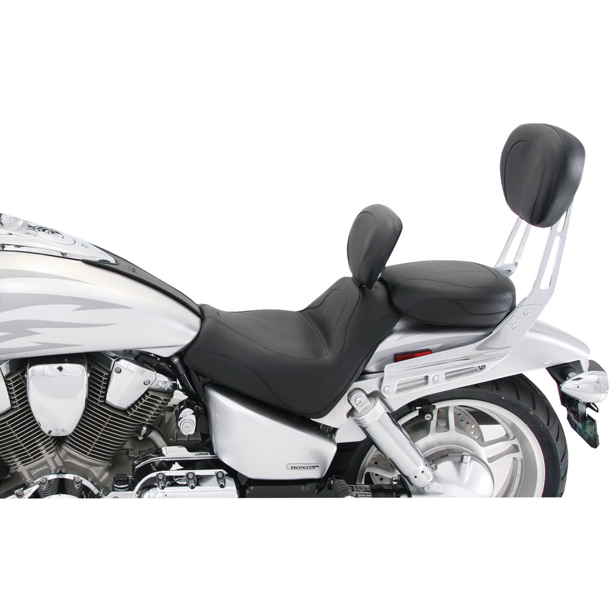 Mustang 2-p vintage sport touring seat plain black