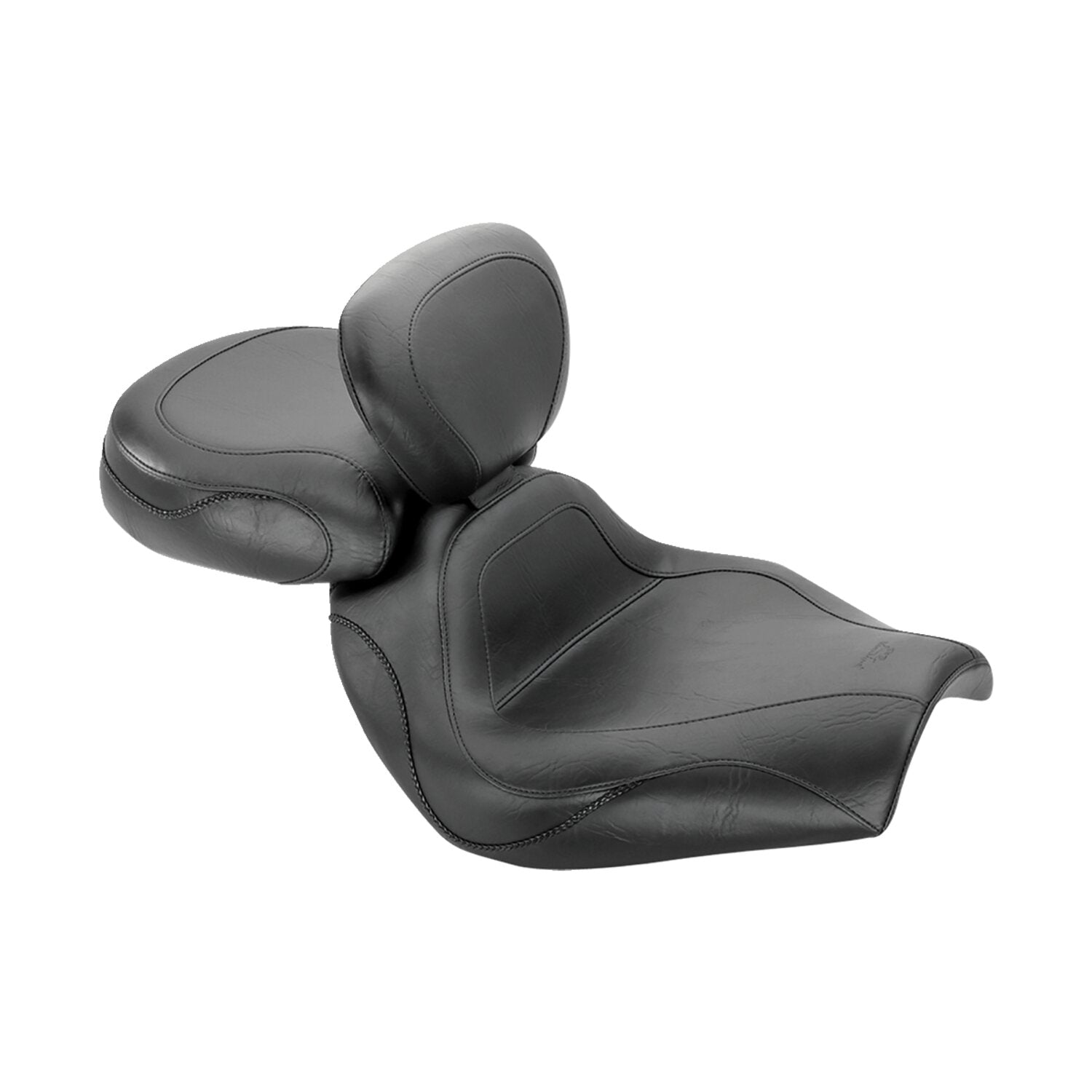 Mustang 2-p sport touring vintage seat plain black