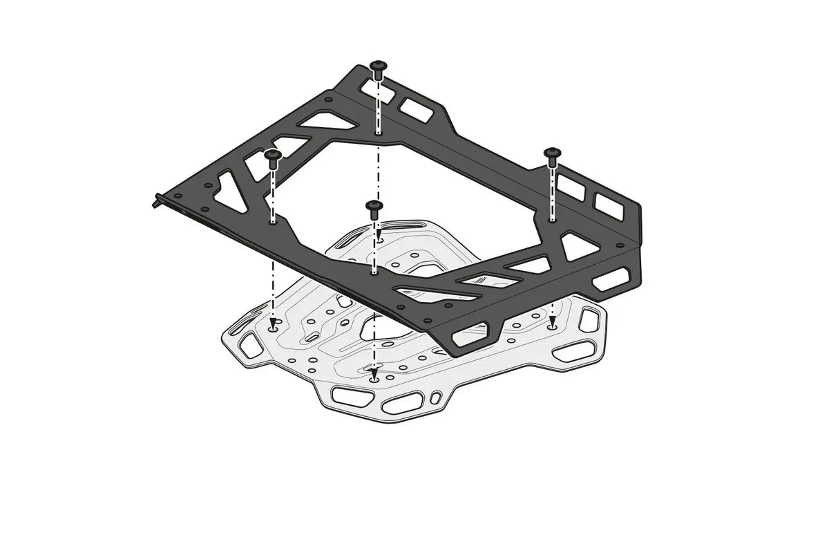 Sw-Motech Adventure Rack Black 4mm Aluminum