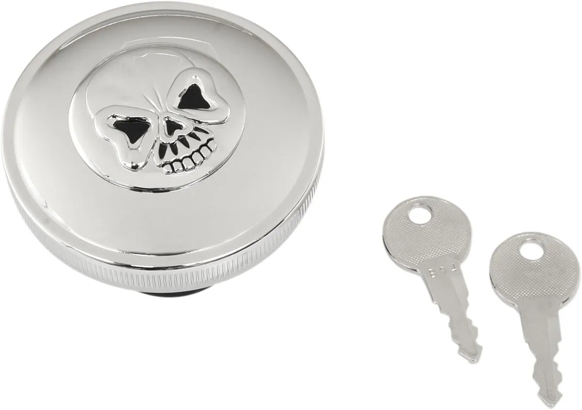 Drag Specialties Locking Skull Gas Cap