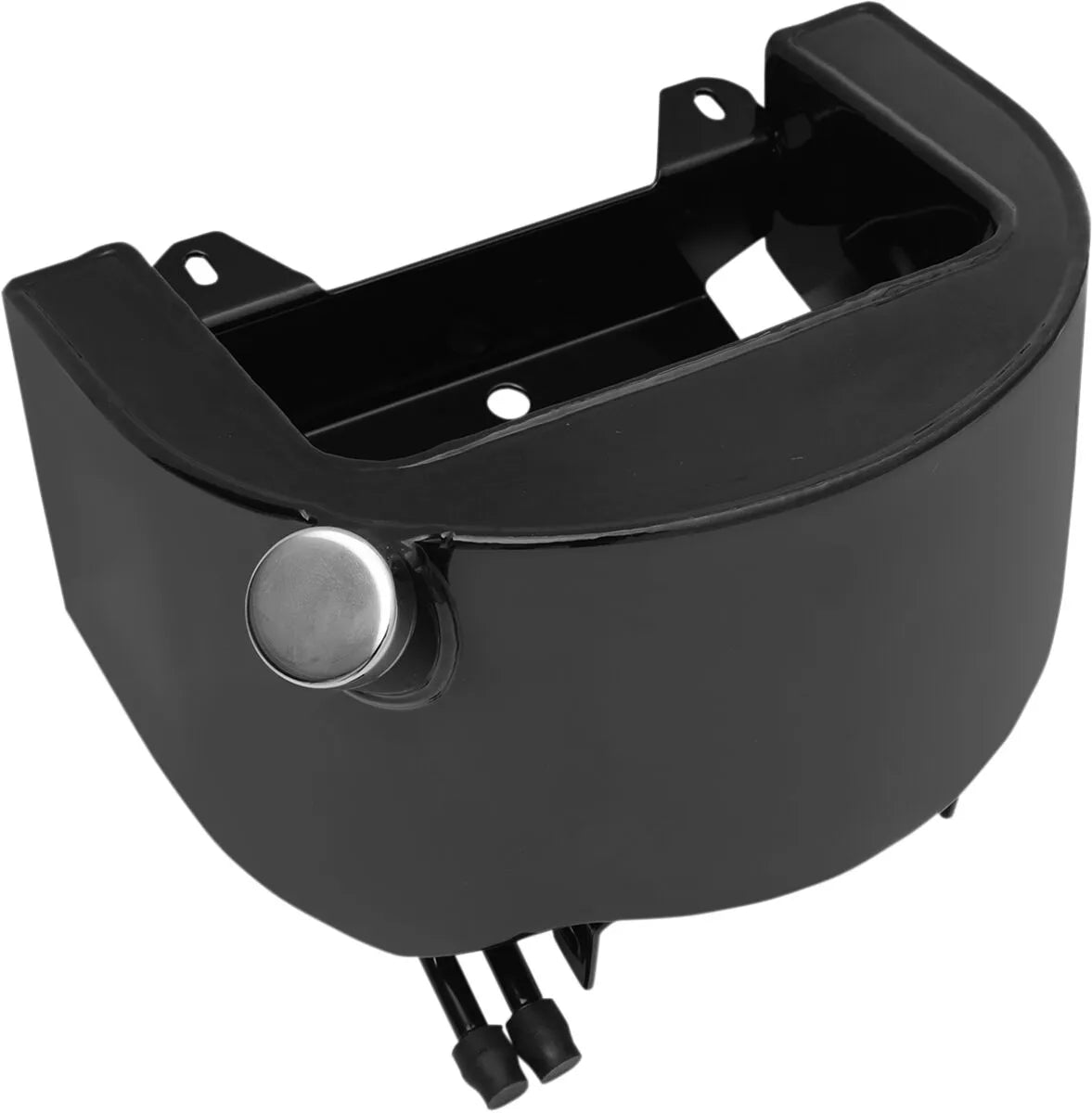 Drag Specialties Oil Tank - Side Fill - Black