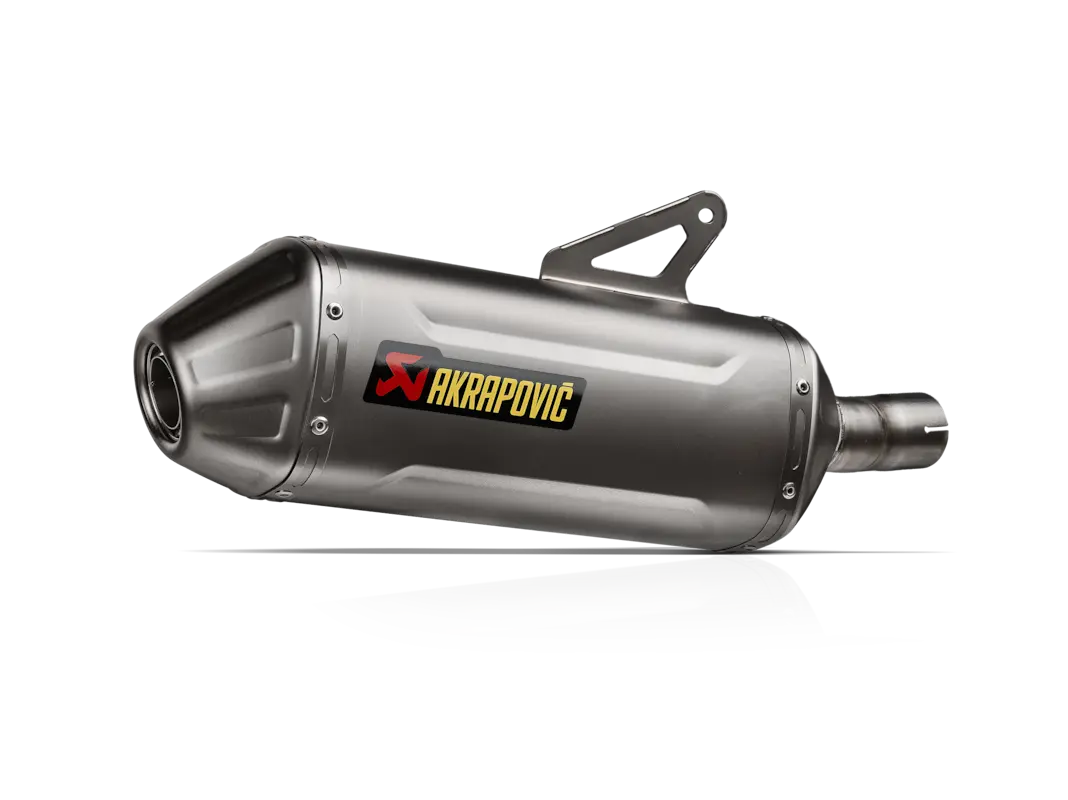 Akrapovic Slip-On Ljuddämpare Street - Titan/Rostfritt stål - ECE Väglaglig