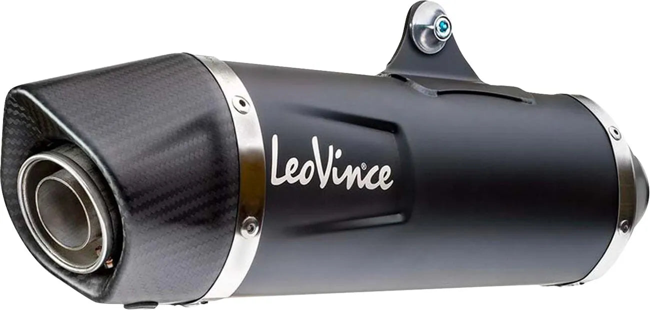 Leovince Nero Slip-on Muffler With Carbon Fiber End Cap
