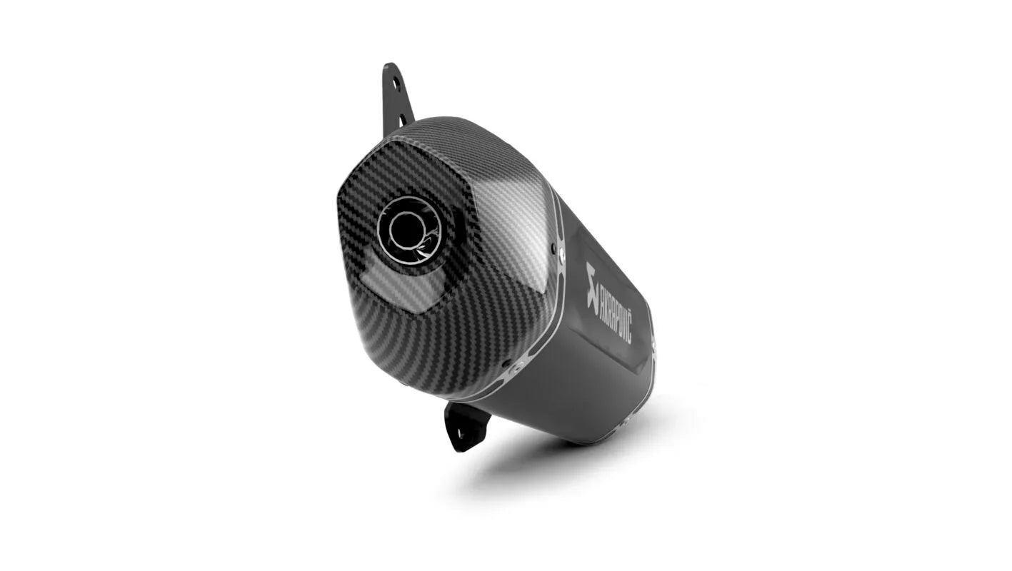 Akrapovic Slip-On Ljuddämpare För Scootrar - ECE Väglaglig