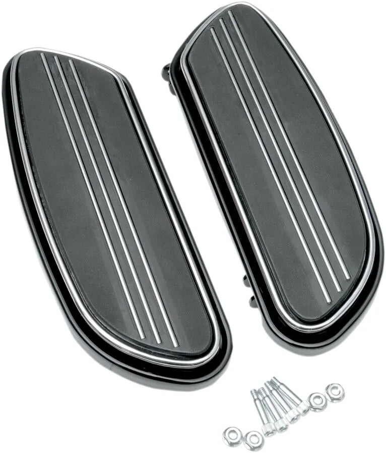 Drag Specialties Sweeper Floorboards - Black