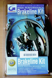 Goodridge Ebony 2 Bromsslang Kit För Harley Davidson