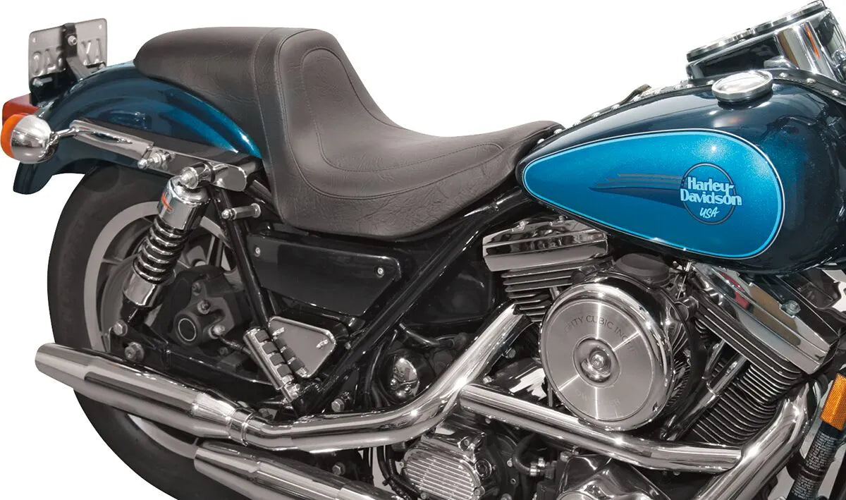 2-Up Mustang Fastback Seat - Enhanced Comfort & Style - For Harley Davidson
