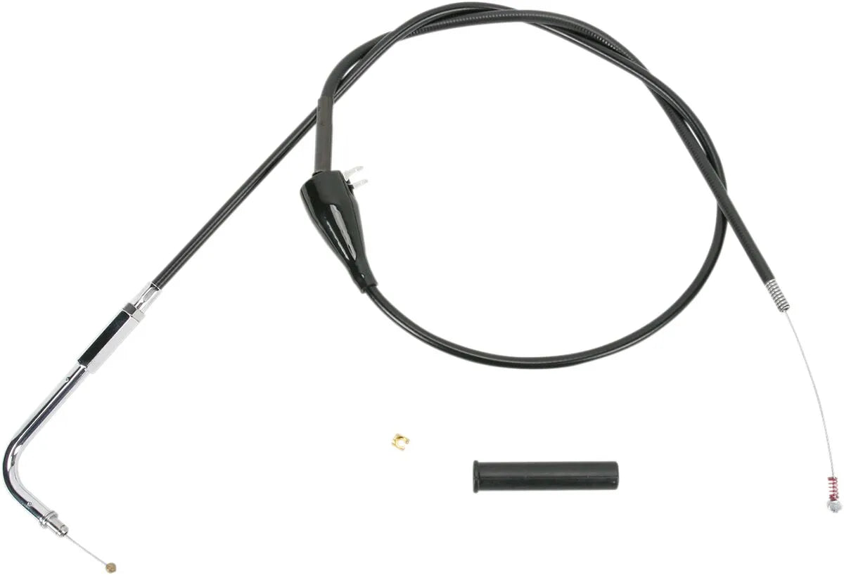 Drag Specialties Black Vinyl Idle Cable 38-7/8" Housing