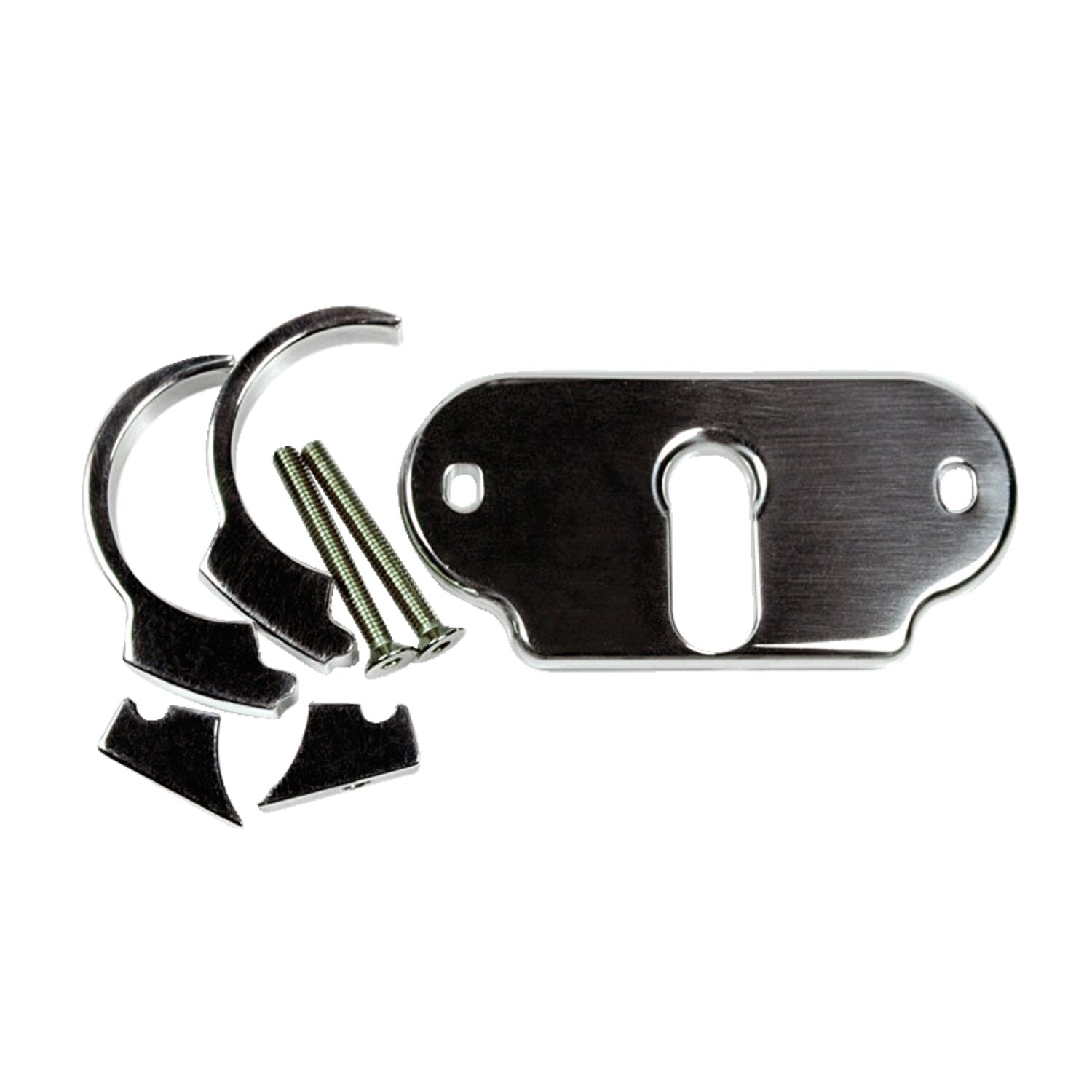 Motogadget MSM combi bracket clip kit - 22mm - Polished