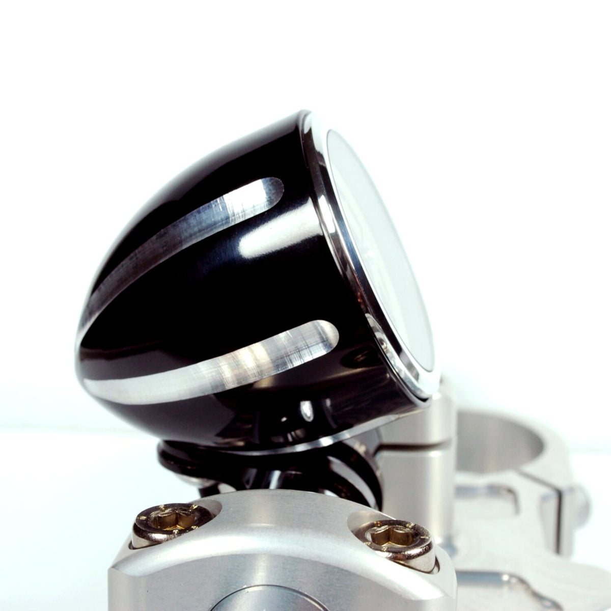 Motogadget Tiny mount cup 'Grooved' 22mm - Black CC