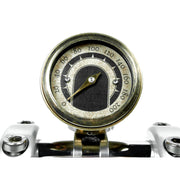 Motogadget Tiny mount cup 'Vintage Brass' 22mm - Black