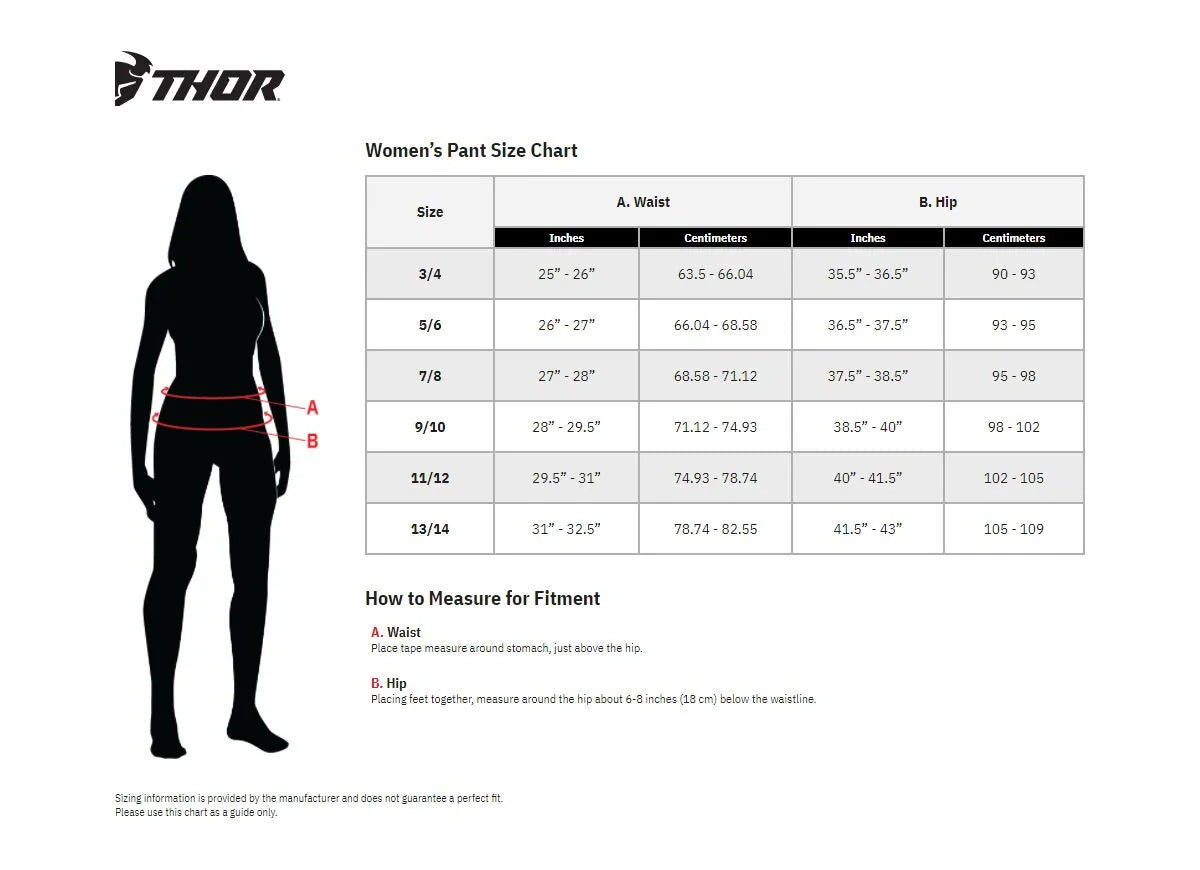 Thor Women's Sector Split Pants - Black/Blue