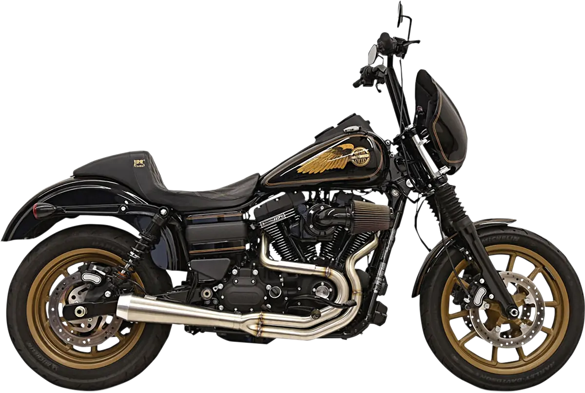 Bassani Xhaust Greg Lutzka 2:1 Avgasrör För '91-'17 Harley