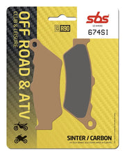 Sbs Si Offroad Sintered Bromsbelägg - Fram