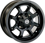 Moose Offroad 415x Wheel - 12" Black Matte