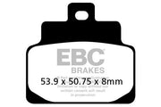 Ebc Sfac Carbon Scooter Bromsbelägg