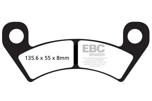 Ebc R Series Heavy Duty Sintrade Bromsbelägg - Fram