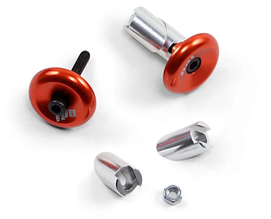 Odi Aluminum Handlebar End Plug - Orange