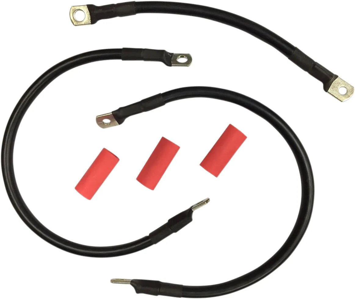 Drag Specialties Motorcycle Battery Cable Set