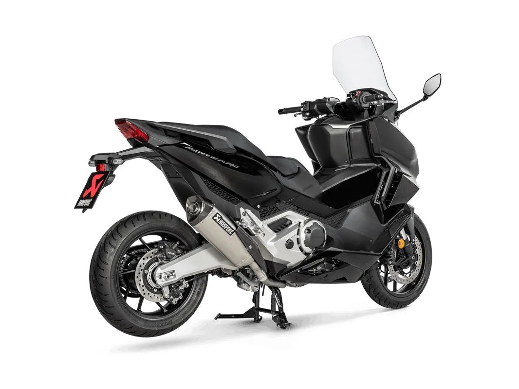 Akrapovic Slip-on Ljuddämpare För Scootrar - ECE Väglaglig