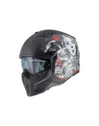 Premier Helmets Subverter Dual Sport Helmet Matte Black