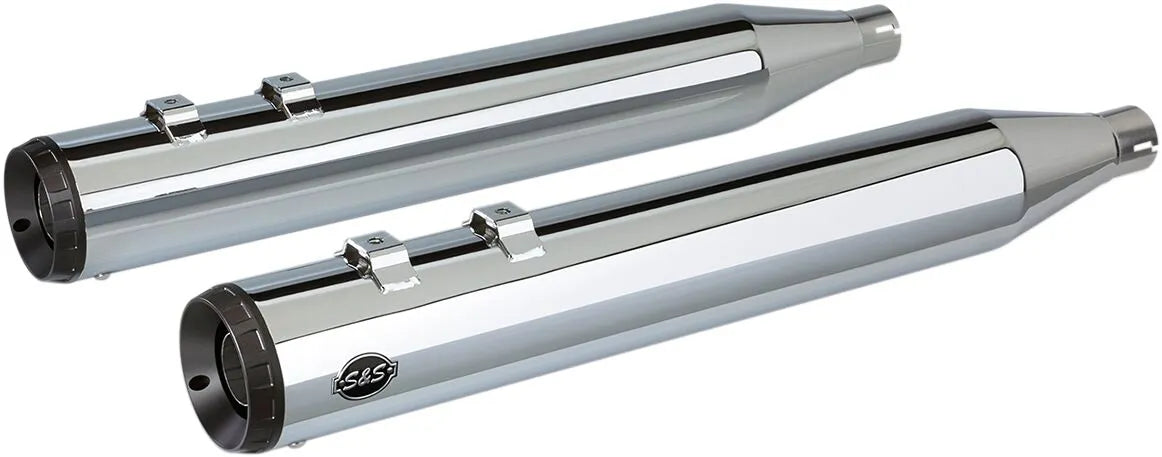 S&S Cycle Grand National Slip-On Avgasrör - Krom