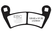 Ebc Tt Sport Carbon Fusion Bromsbelägg För Tout Terrain
