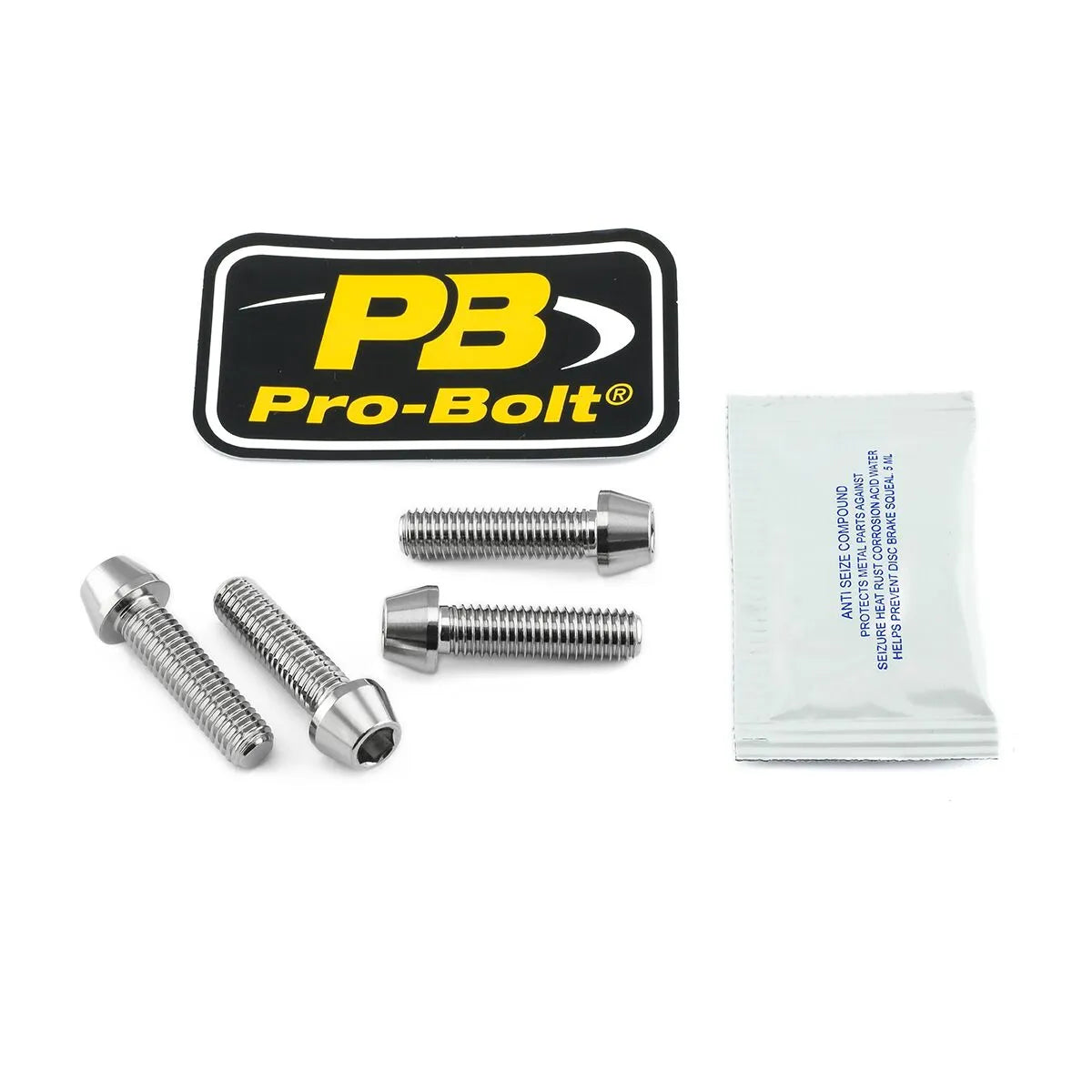 Pro Bolt Stainless Steel Front Axle Pinch Bolt Kit