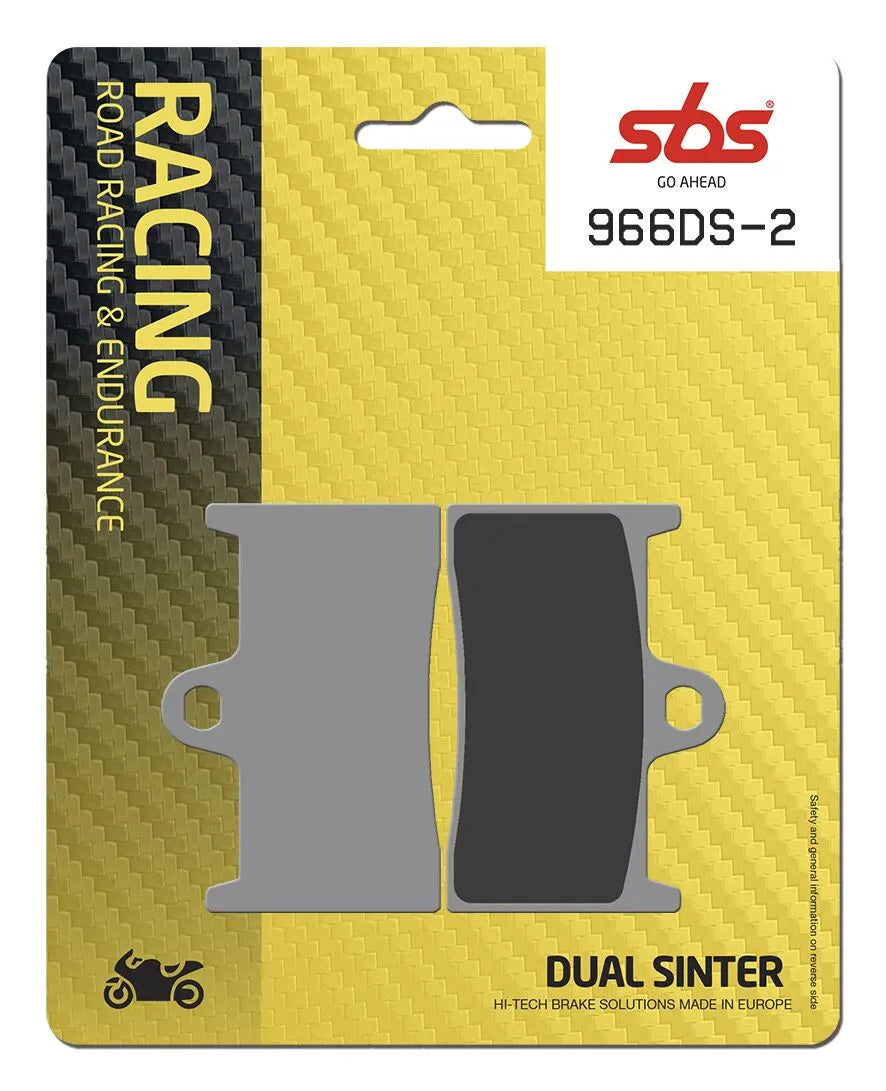 Sbs Ds Racing Dual Sintered Brake Pads - Front