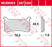 Trw Crq Series Carbon Race Bromsbelägg För Främre Ok