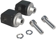 Ciro Foot Rest Adapters - Chrome & Black