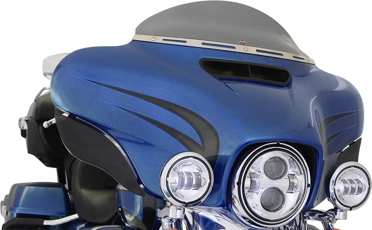 Klock Werks Flare Windshield - 5" - Dark Smoke - KWW-01-0389